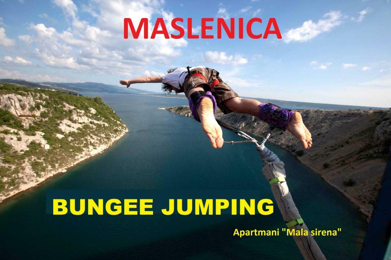 Apartmani Mala Sirena Maslenica Bagian luar foto