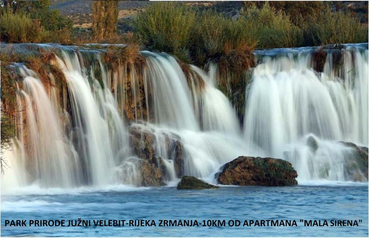 Apartmani Mala Sirena Maslenica Bagian luar foto